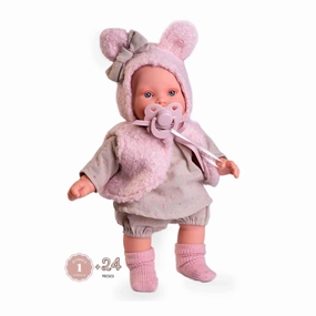 Antonio Juan 11320 Kika Lagrimitas Doll 27cm with Ear Vest