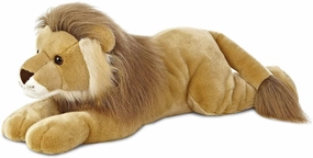 AURORA 31611 Super Flopsie-Leo Lion 27-inch Soft Toy