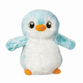 AURORA 73888 Pompom Penguin, 6-Inch Soft Toy, Blue