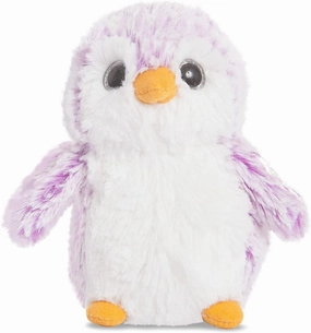 AURORA 73889 Pompom Penguin Plush 15cm - Purple/White
