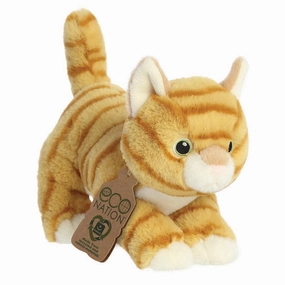 AURORA Eco Nation Orange Tabby Cat 22cm Soft Toy