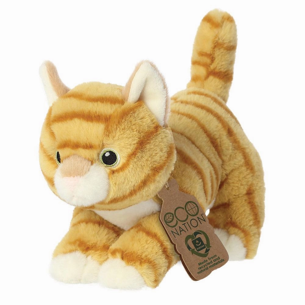 AURORA Eco Nation Orange Tabby Cat 22cm Soft Toy
