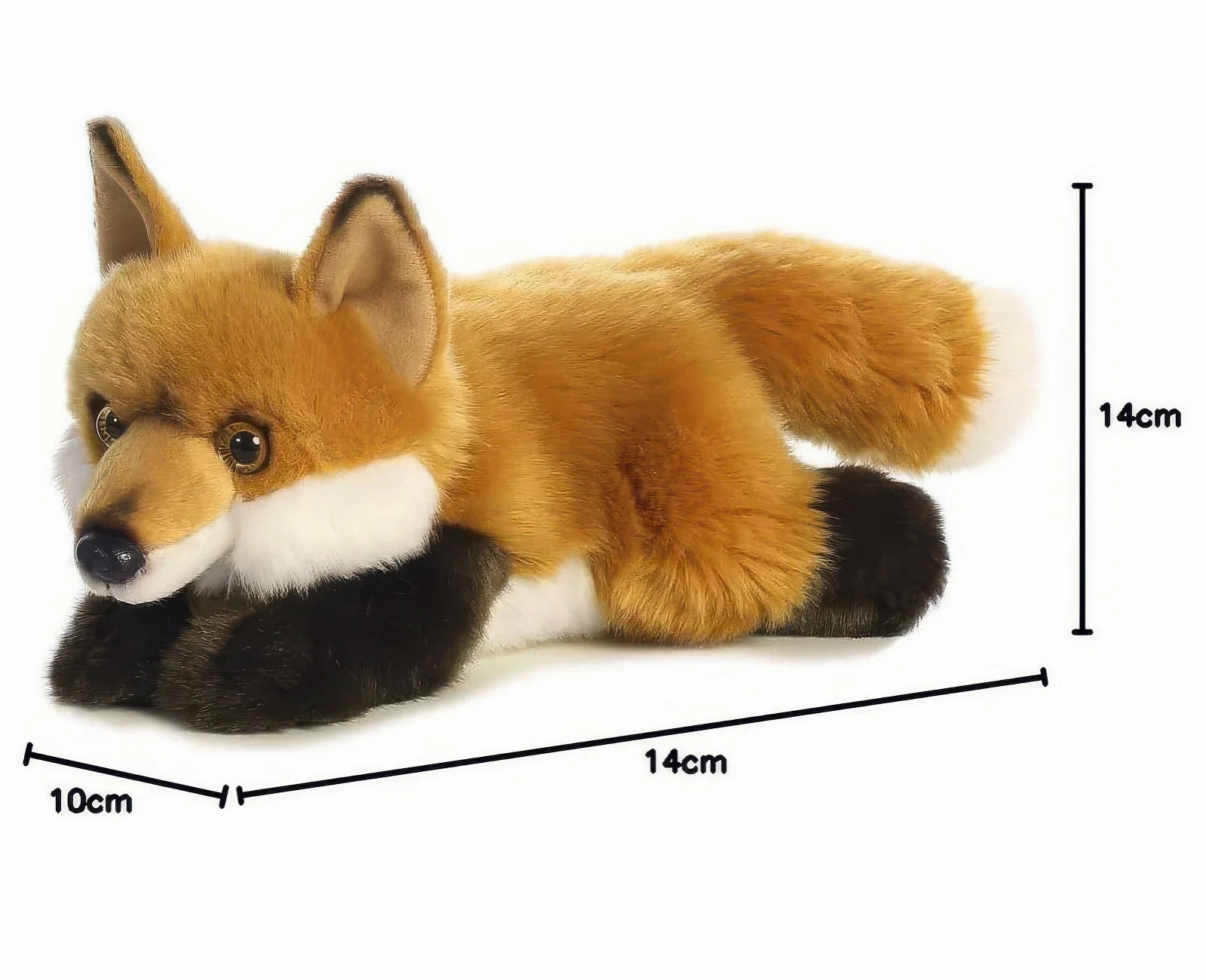 Aurora MiYoni Fox Lying 11-inch Soft Toy