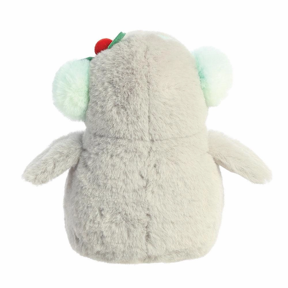 AURORA PomPom Penguin with Earmuffs 18cm Soft Toy