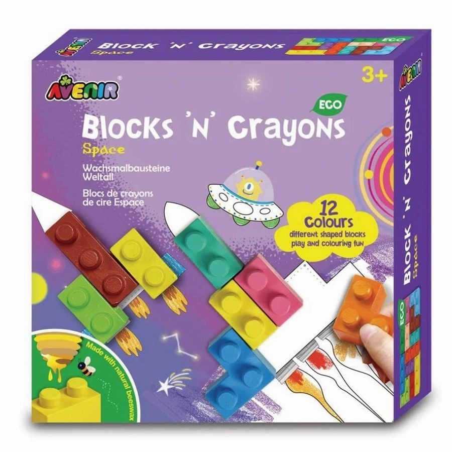 Avenir - Blocks N Crayons Space Art Set