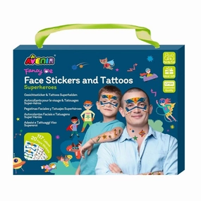 Avenir - Face Sticker and Tattoos: Superheroes
