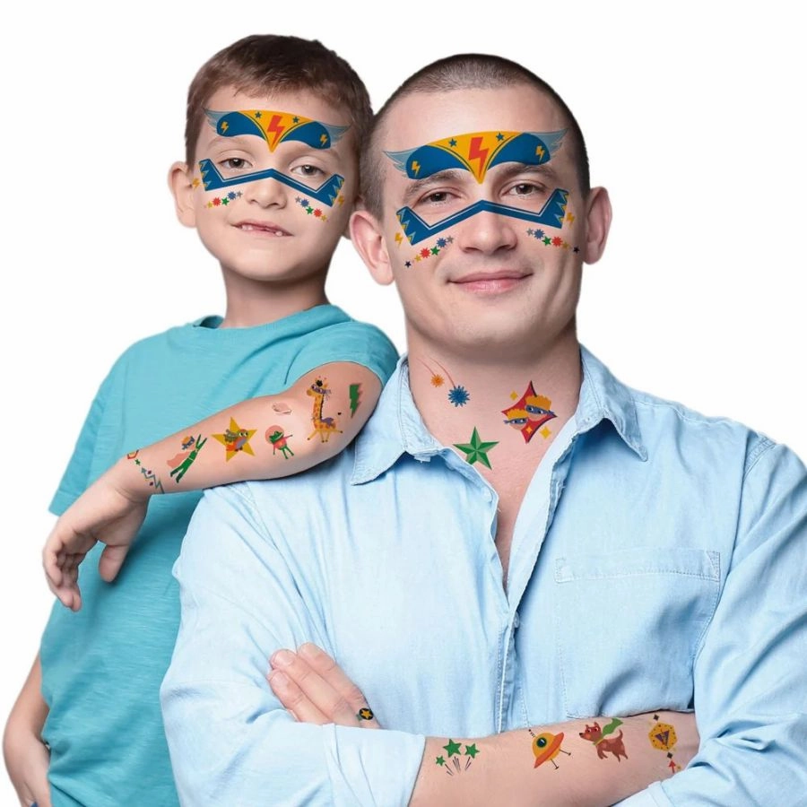 Avenir - Face Sticker and Tattoos: Superheroes
