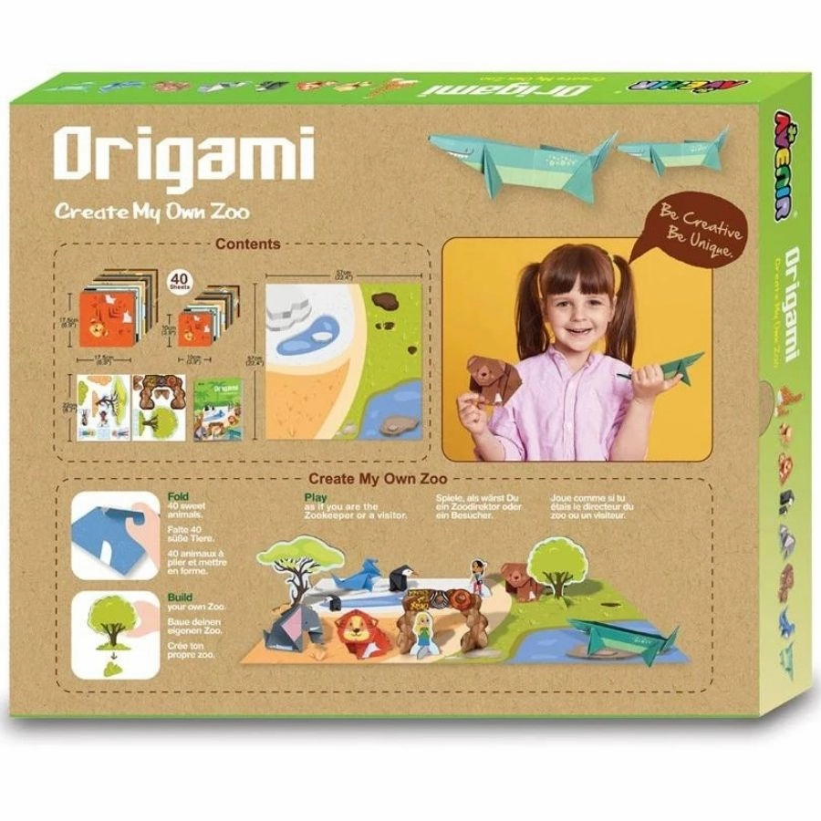 Avenir - Origami Create My Own Zoo Craft Kit