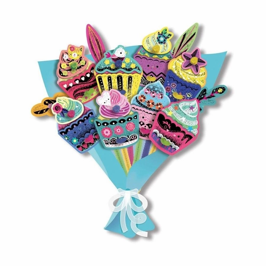 Avenir - Scratch Art Cake Bouquet