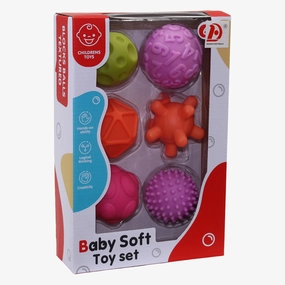 Baby Soft Toy Set  6 Pieces