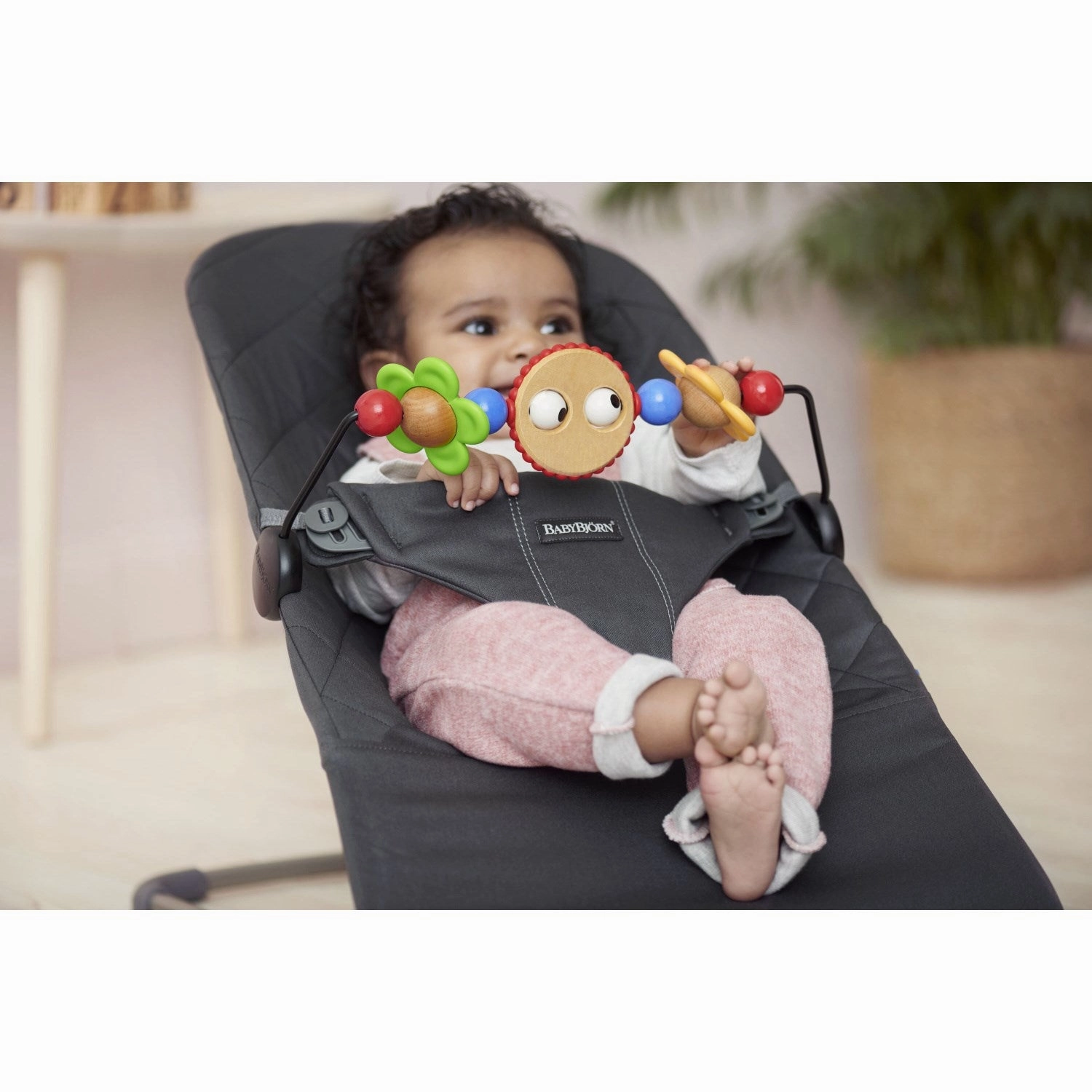 BabyBjrn Mischievous Eyes Toy For Bouncer
