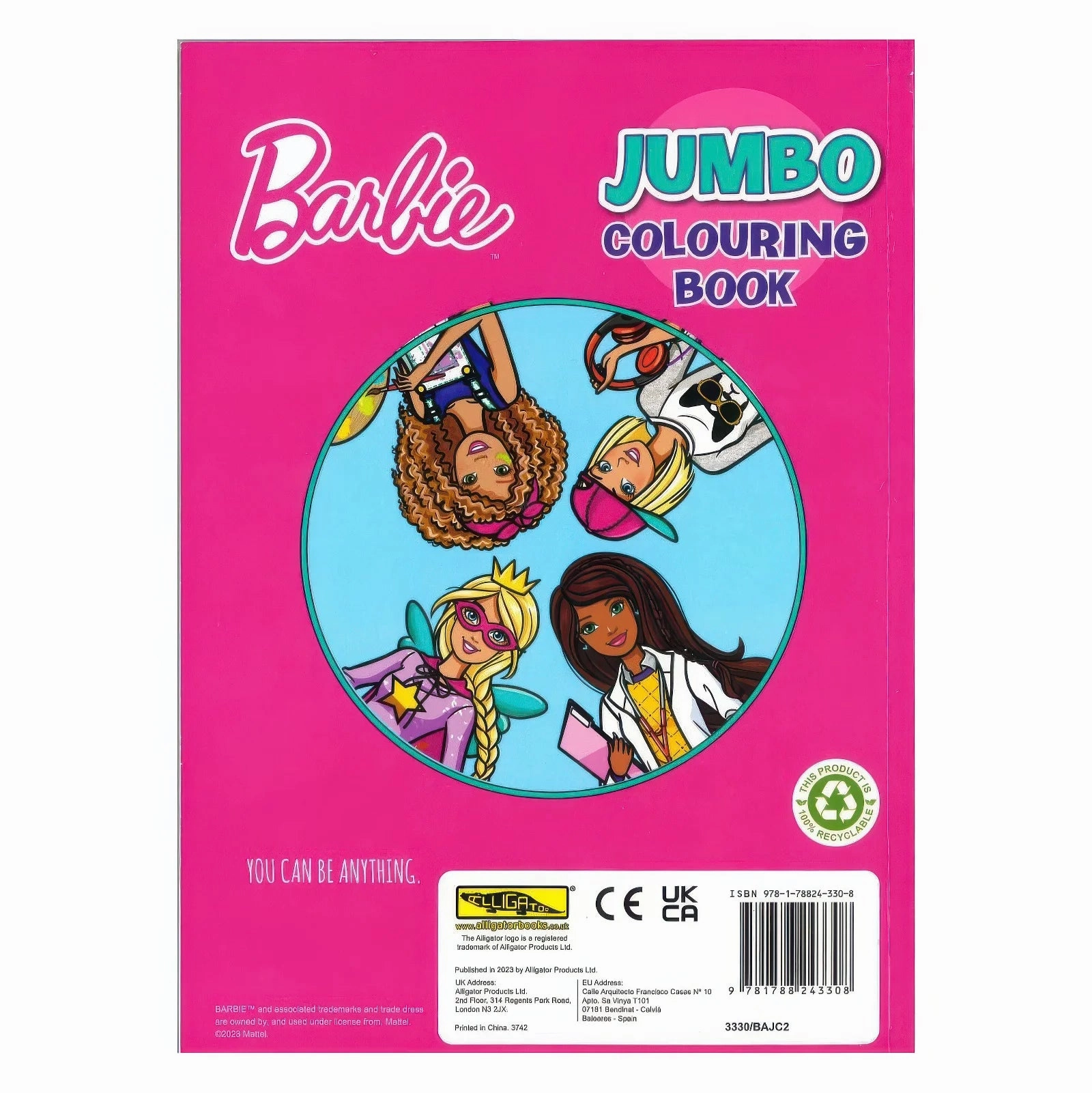 Barbie Jumbo Colouring Book