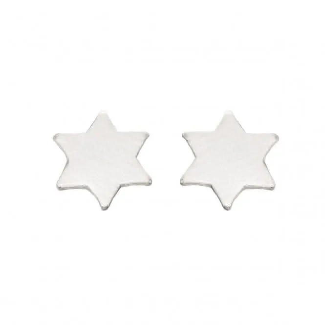 Beginnings Sterling Silver A022 Star Stud Earrings Beginnings Jewellery