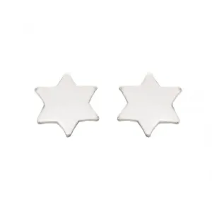 Beginnings Sterling Silver A022 Star Stud Earrings Beginnings Jewellery