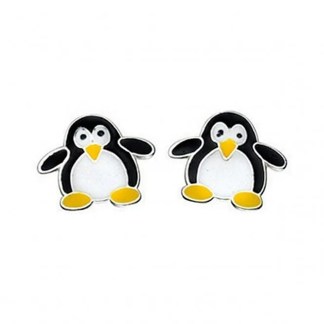 Beginnings Sterling Silver A854 Penguin Stud Earrings Beginnings Jewellery