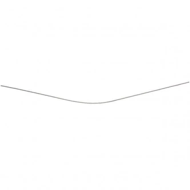 Beginnings Sterling Silver Box Chain With Extender With Rhodium Plate Chain N3815 Beginnings Jewellery