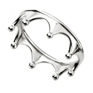 Beginnings  Sterling Silver Crown Ring R3542 Beginnings Jewellery