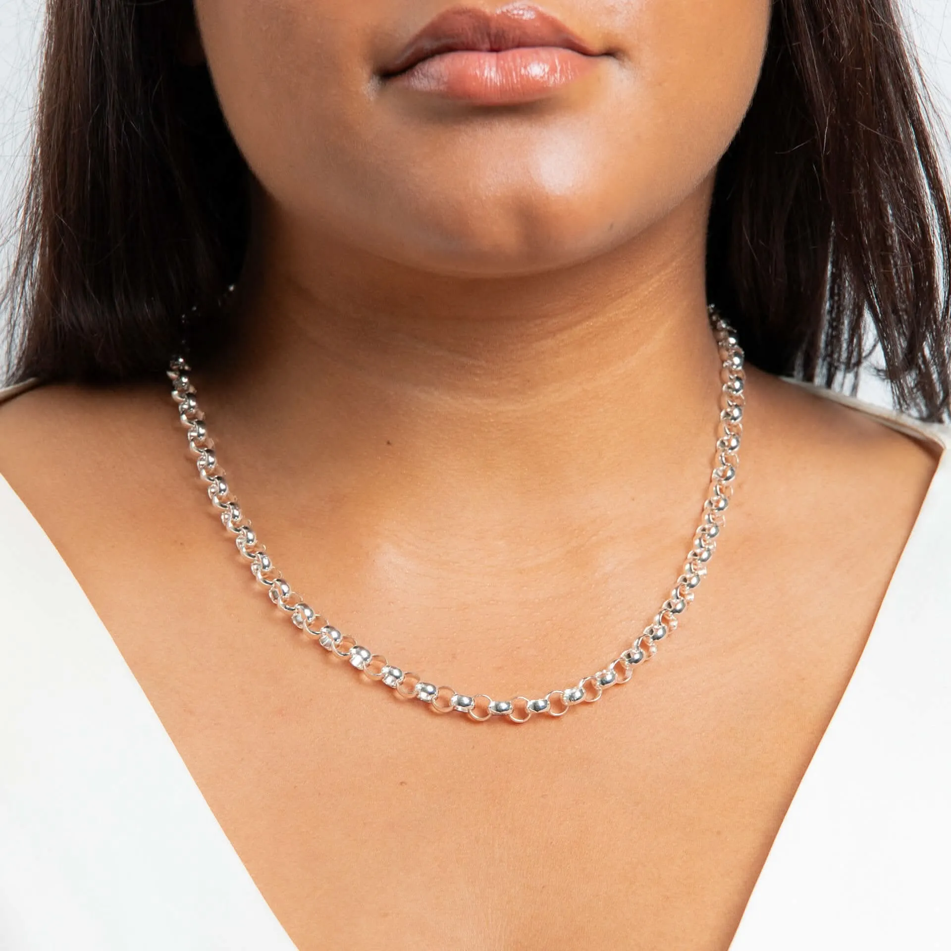 Beginnings Sterling Silver Cubic Zirconia White Necklace N4612 Beginnings Jewellery