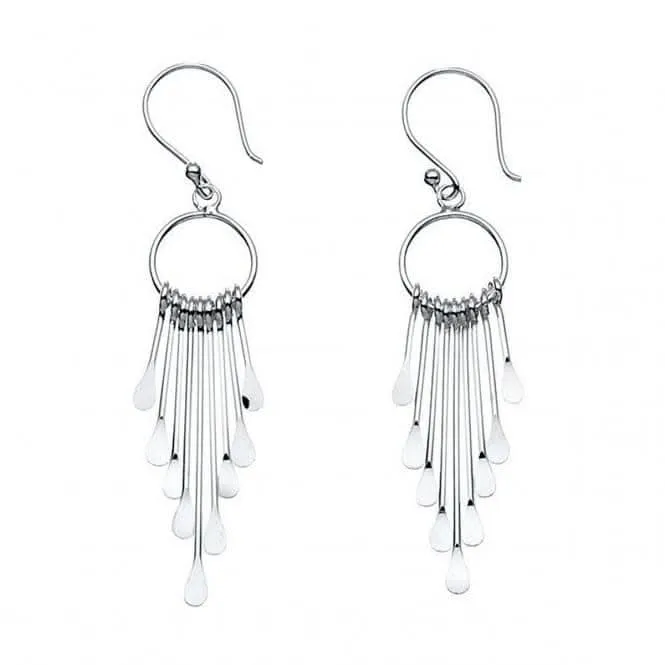 Beginnings Sterling Silver E2388 Multi Stick Drop Earrings Beginnings Jewellery