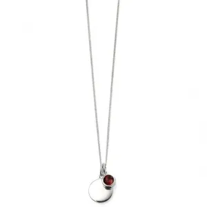 Beginnings Sterling Silver Jan Birth Stone Pendant P4590 Beginnings Jewellery