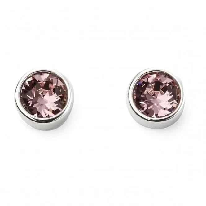 Beginnings Sterling Silver June Birth Stone Earrings E5563 Beginnings Jewellery