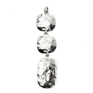 Beginnings Sterling Silver Triple Drop Hammered Pendant P4777 Beginnings Jewellery