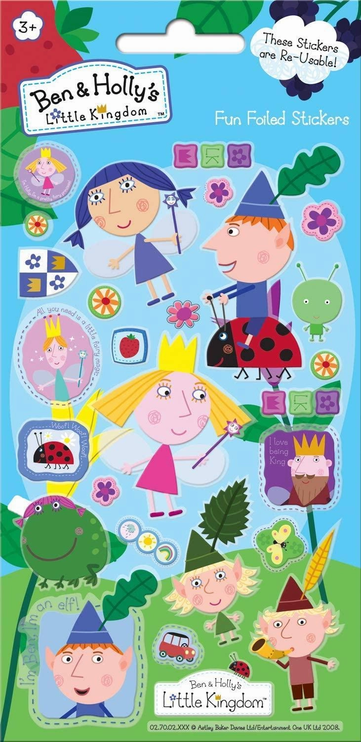 Ben & Hollys Little Kingdom Foil Stickers