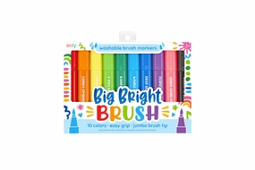 Big Bright Brush Markers (Set of 10) by Ooly