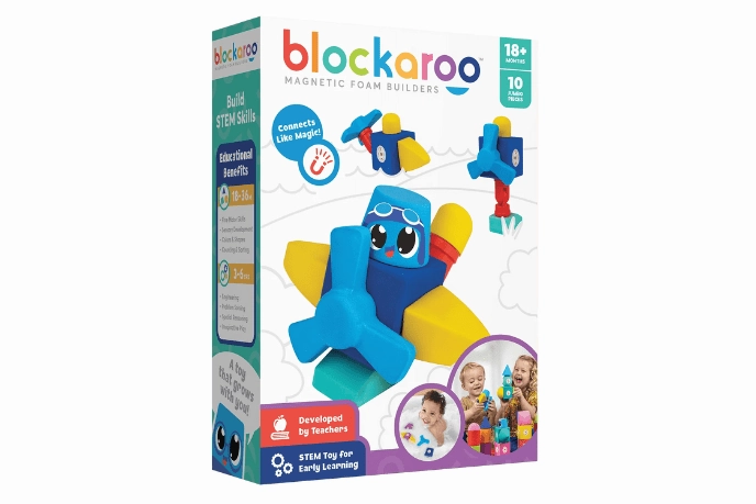 Blockaroo Magnetic Foam Builders - 10 pcs