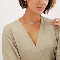 Blue Scarab Jewellery DITA 3 Organic Element Necklace