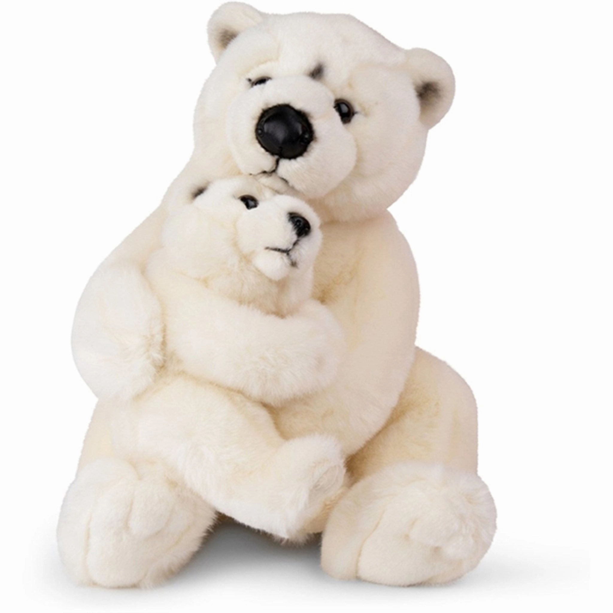 Bon Ton Toys WWF Plush Polar Bear Mother And Baby 28 cm