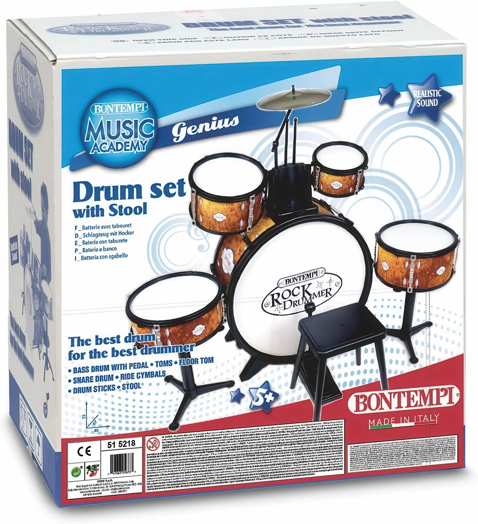 BONTEMPI BeatFusion Pro Premium Drum Set