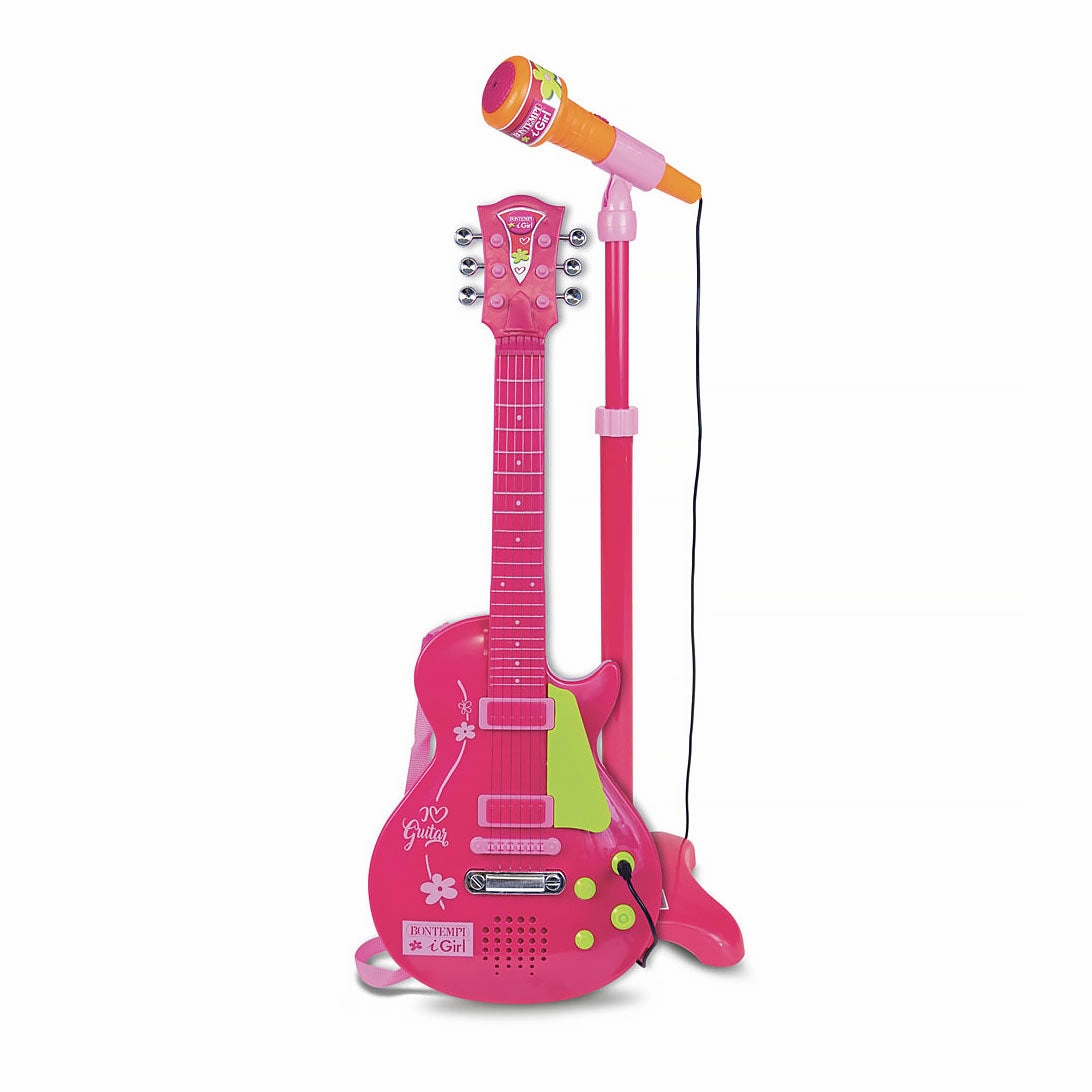 BONTEMPI Electronic Rock Guitar - Pink