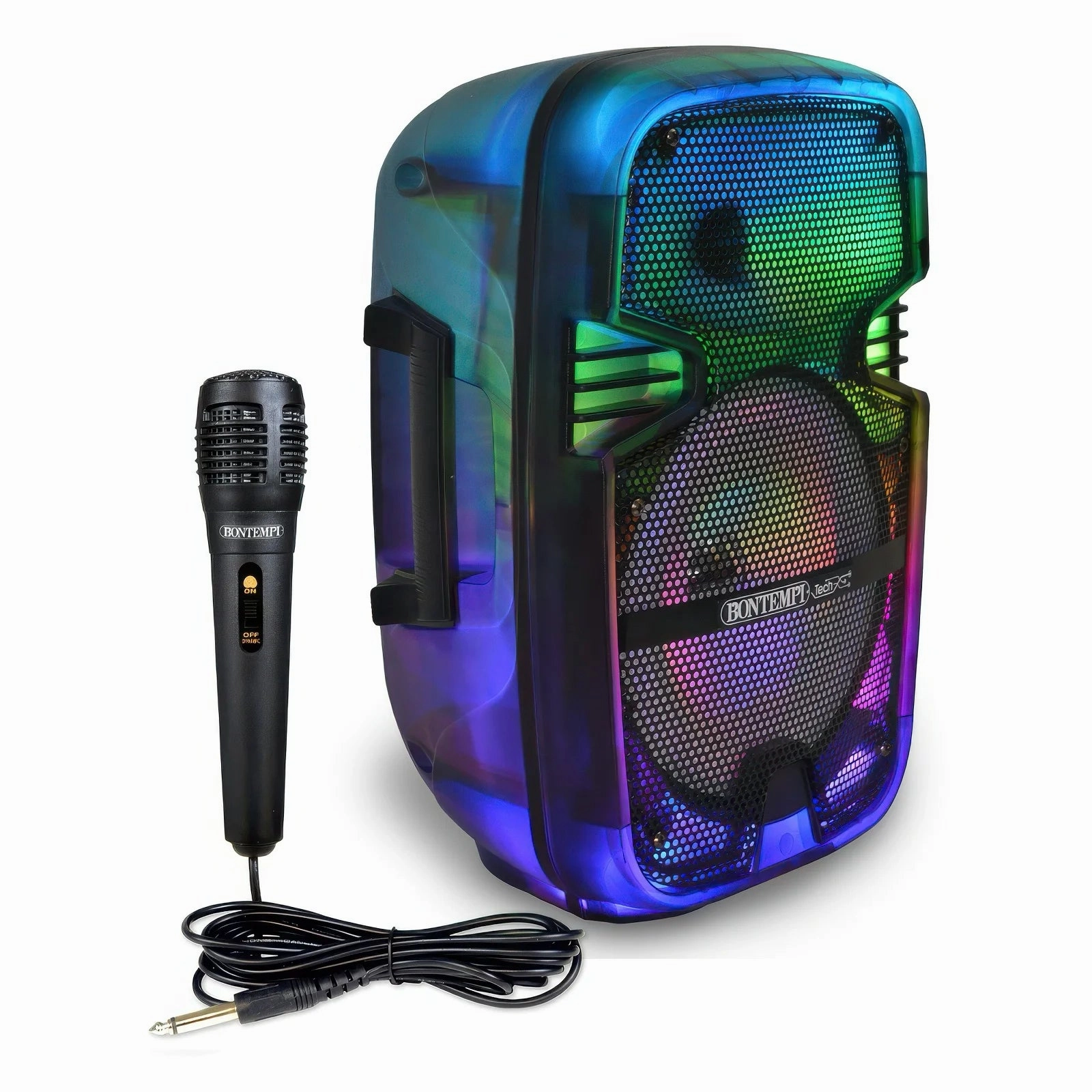 BONTEMPI Wireless Speaker with Microphone & RGB Lights