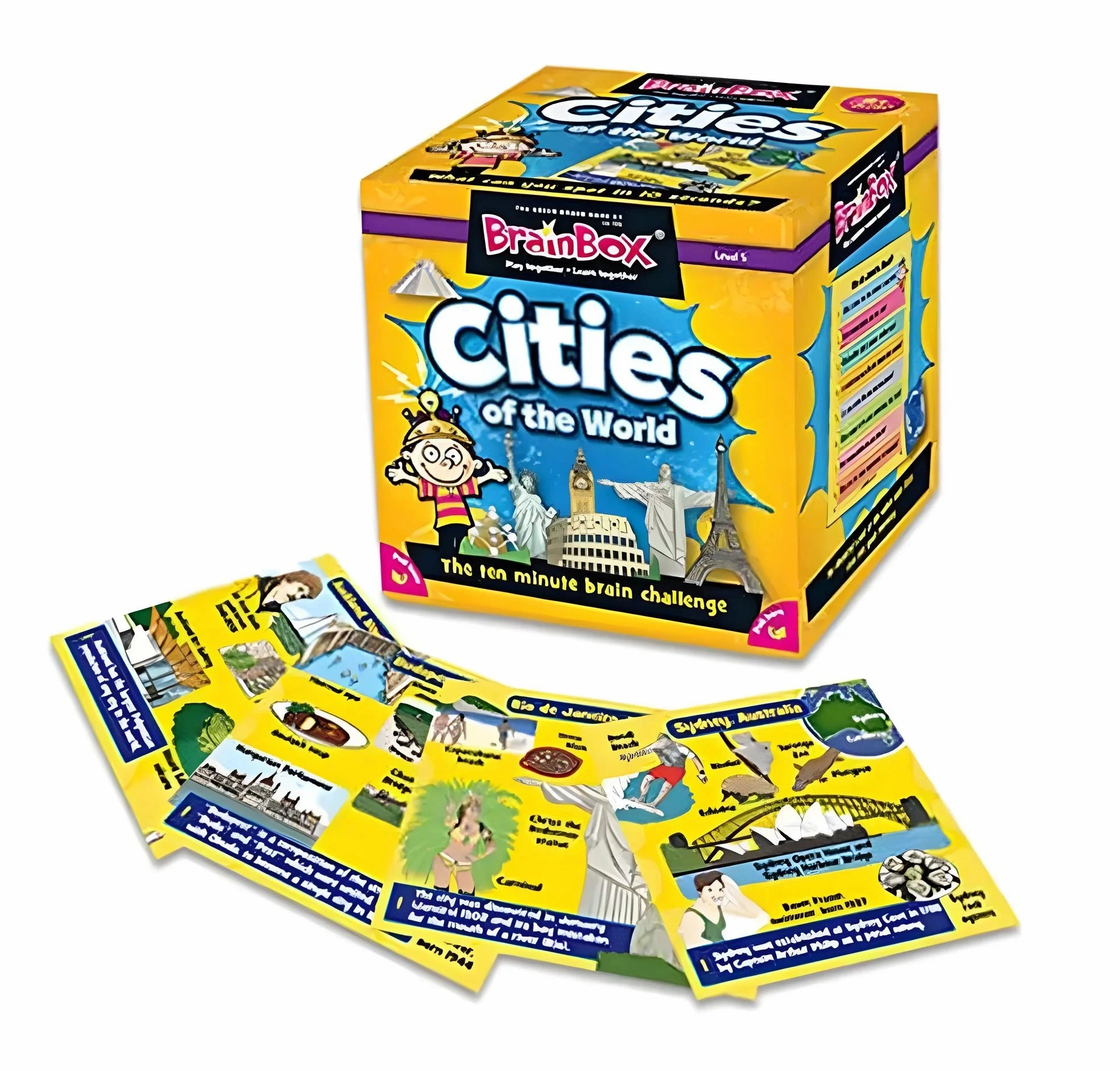 BrainBox Cities of The World Memory Game