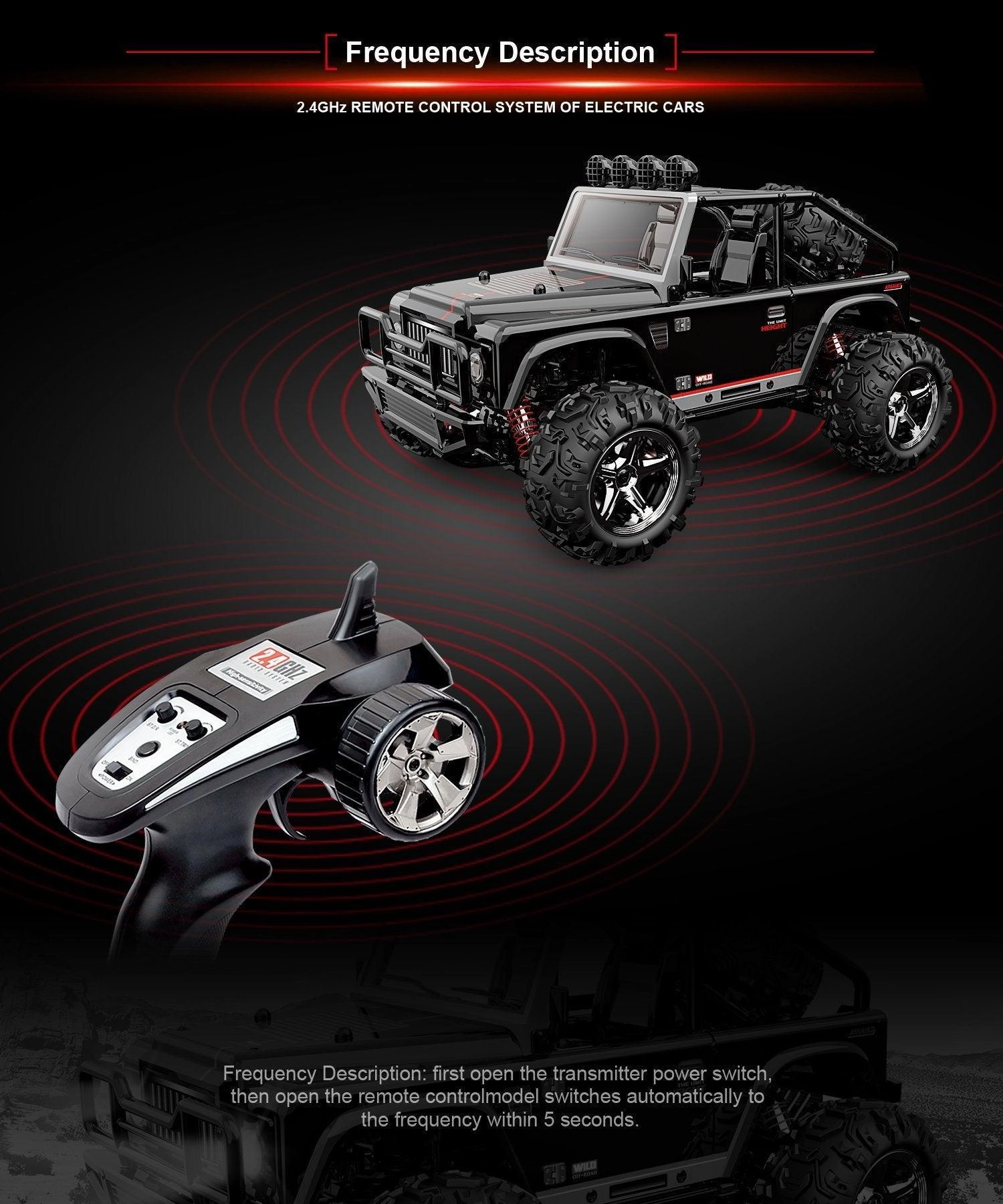 Brave 1:22 4x4 Desert Buggy RC Remote Control Car