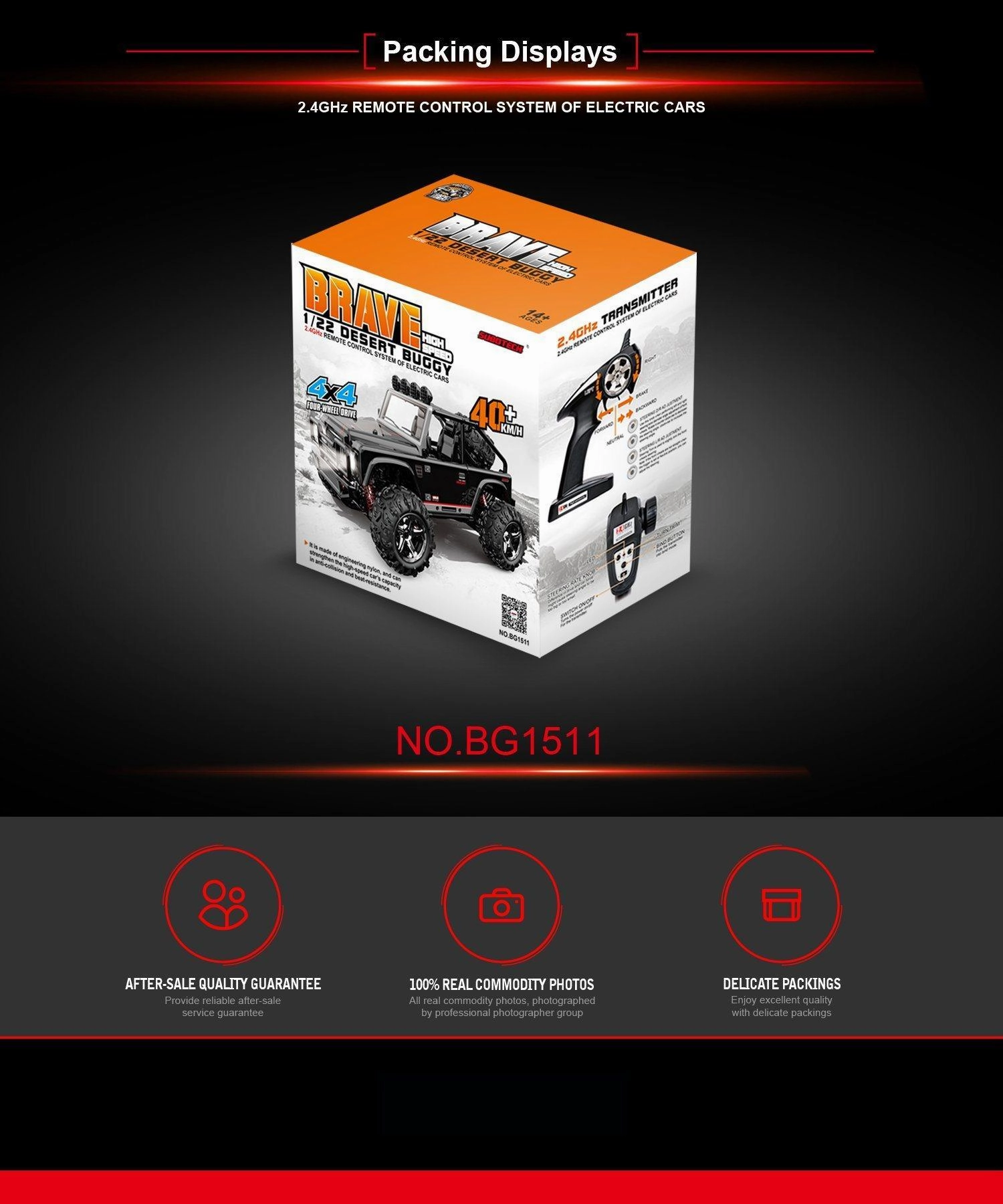 Brave 1:22 4x4 Desert Buggy RC Remote Control Car