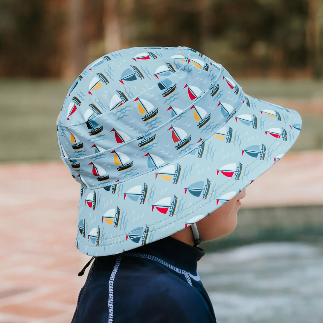 Bucket Swim Hat - Sails