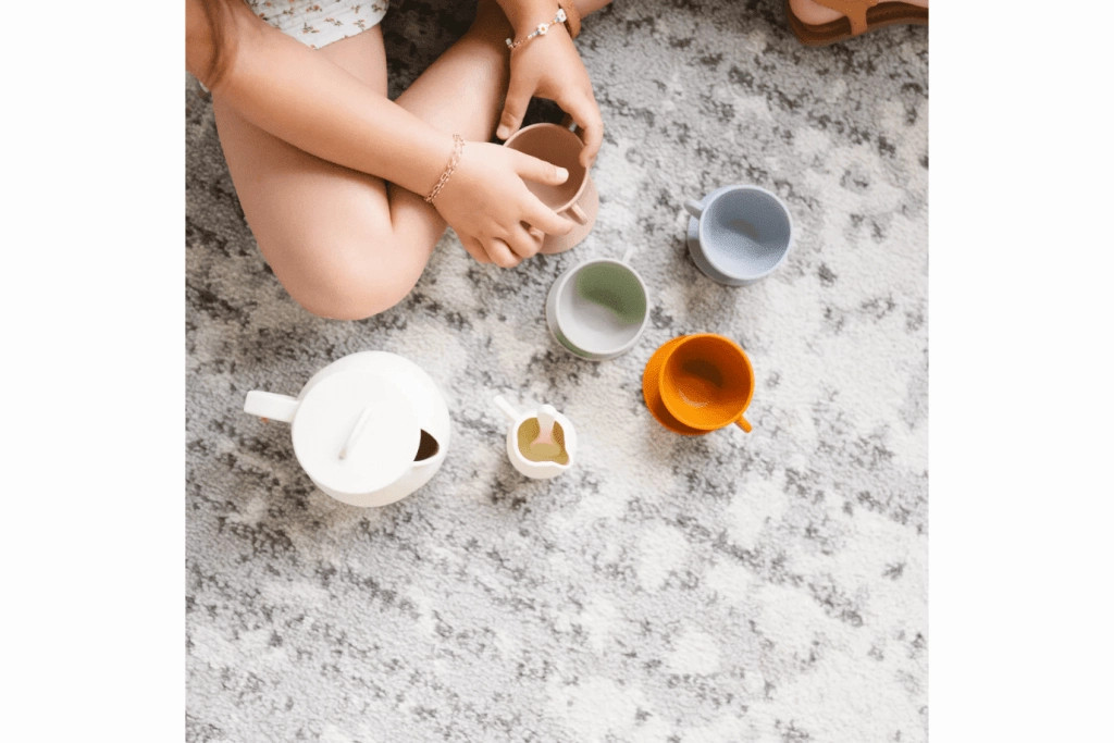 bug   bean Silicone Tea Set