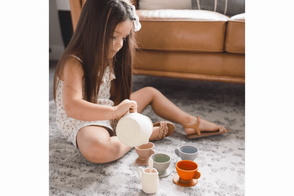 bug   bean Silicone Tea Set