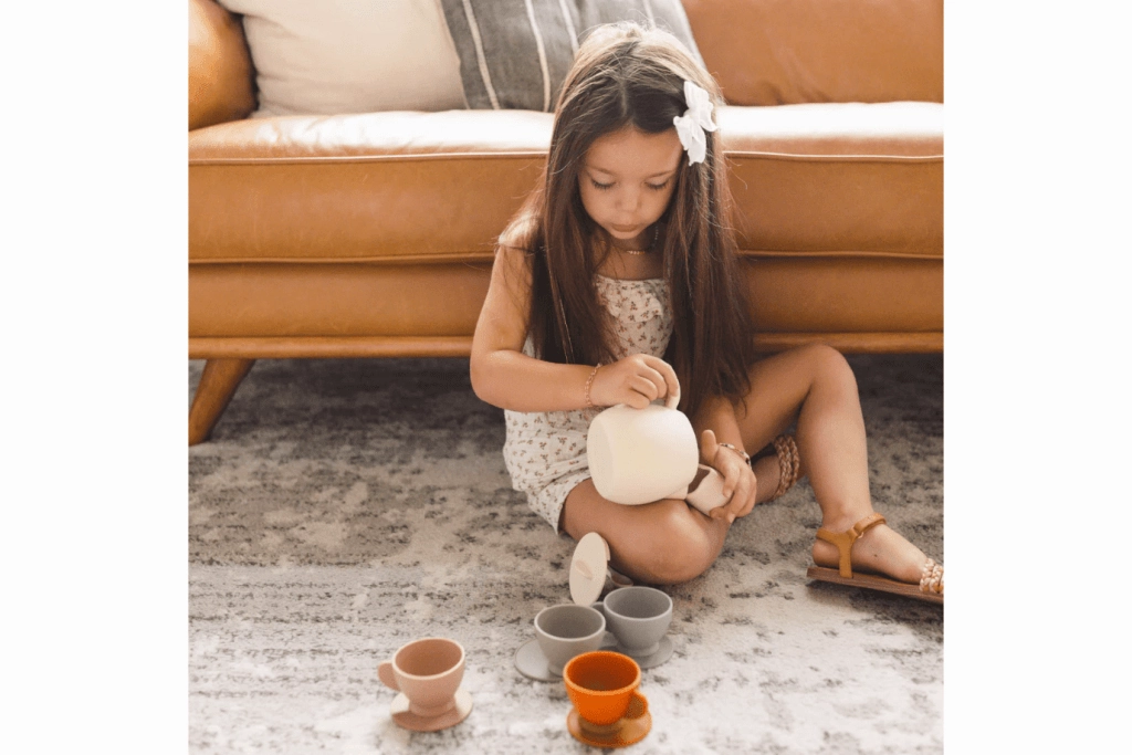 bug   bean Silicone Tea Set