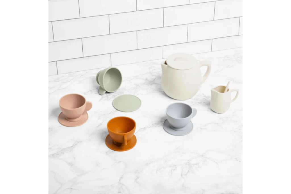 bug   bean Silicone Tea Set