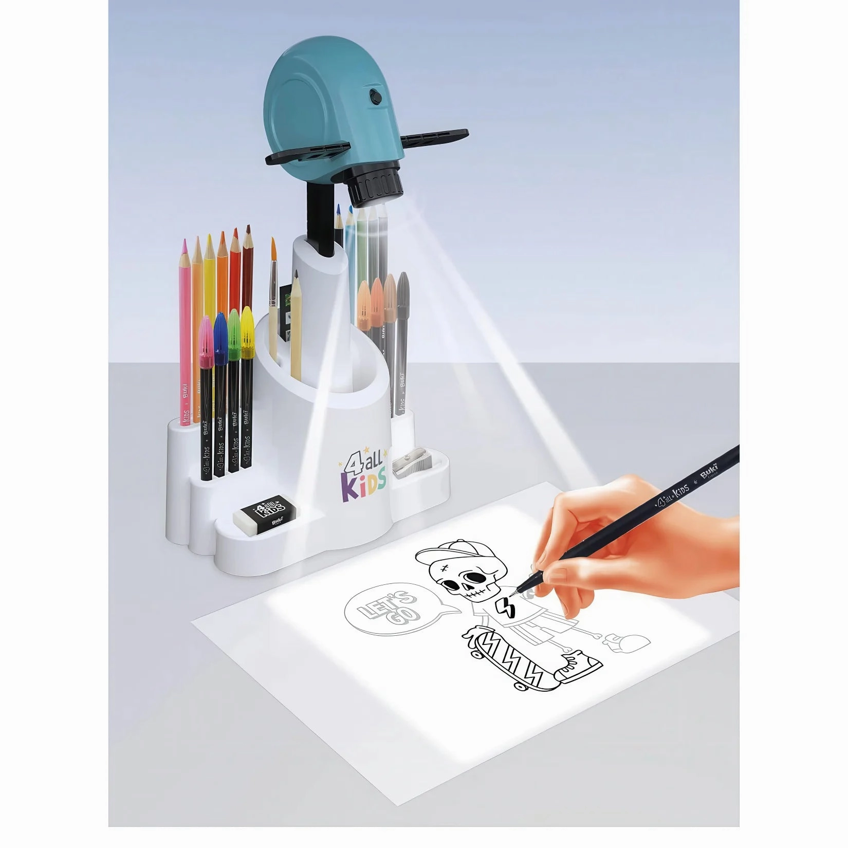 BUKI 2-in-1 Drawing Projector