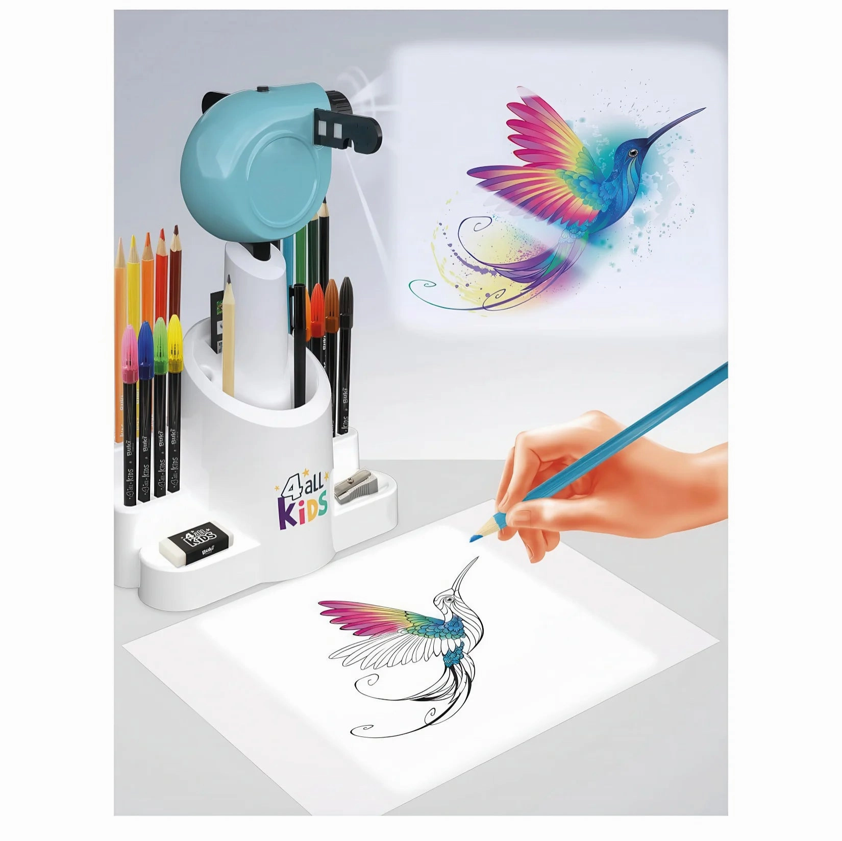 BUKI 2-in-1 Drawing Projector