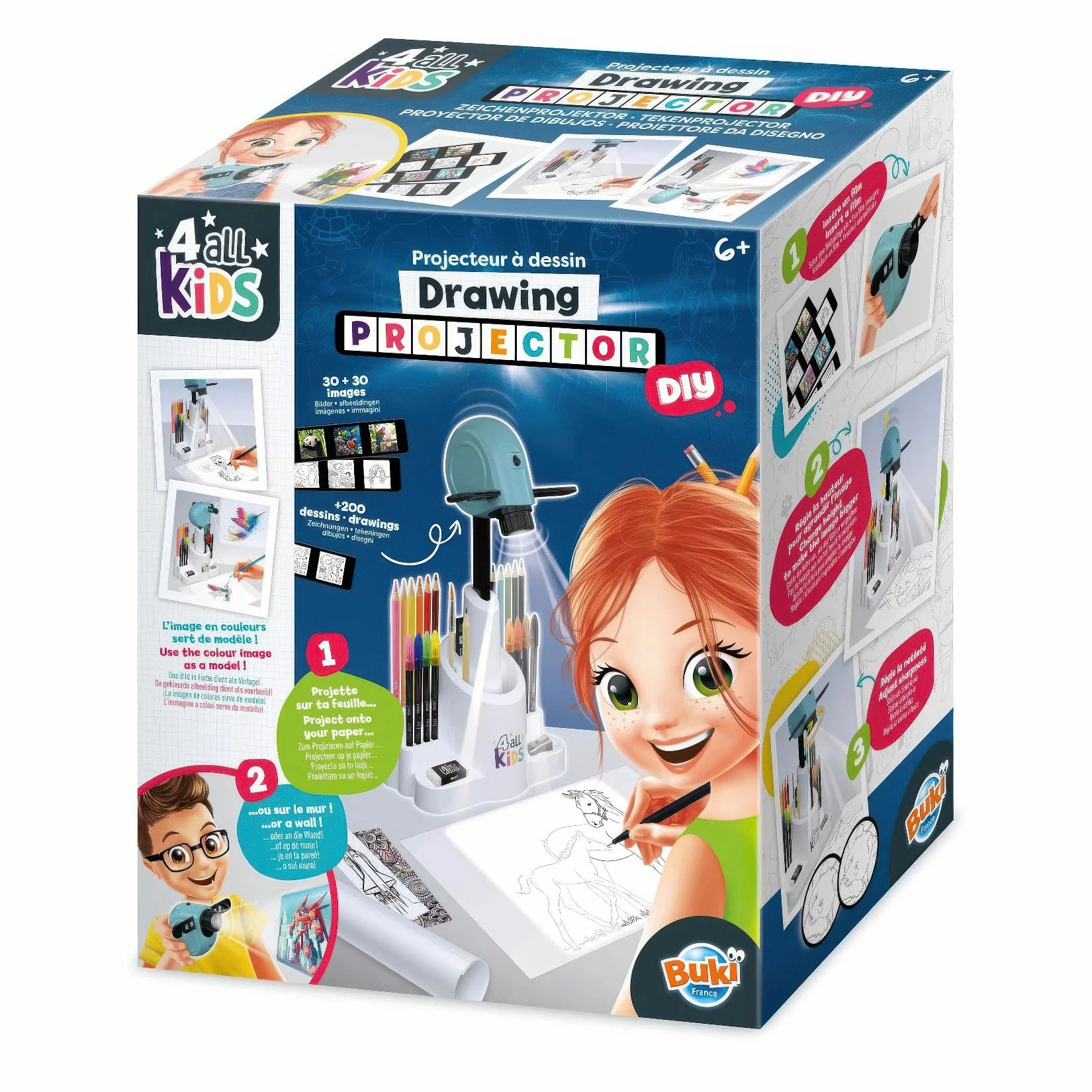 BUKI 2-in-1 Drawing Projector