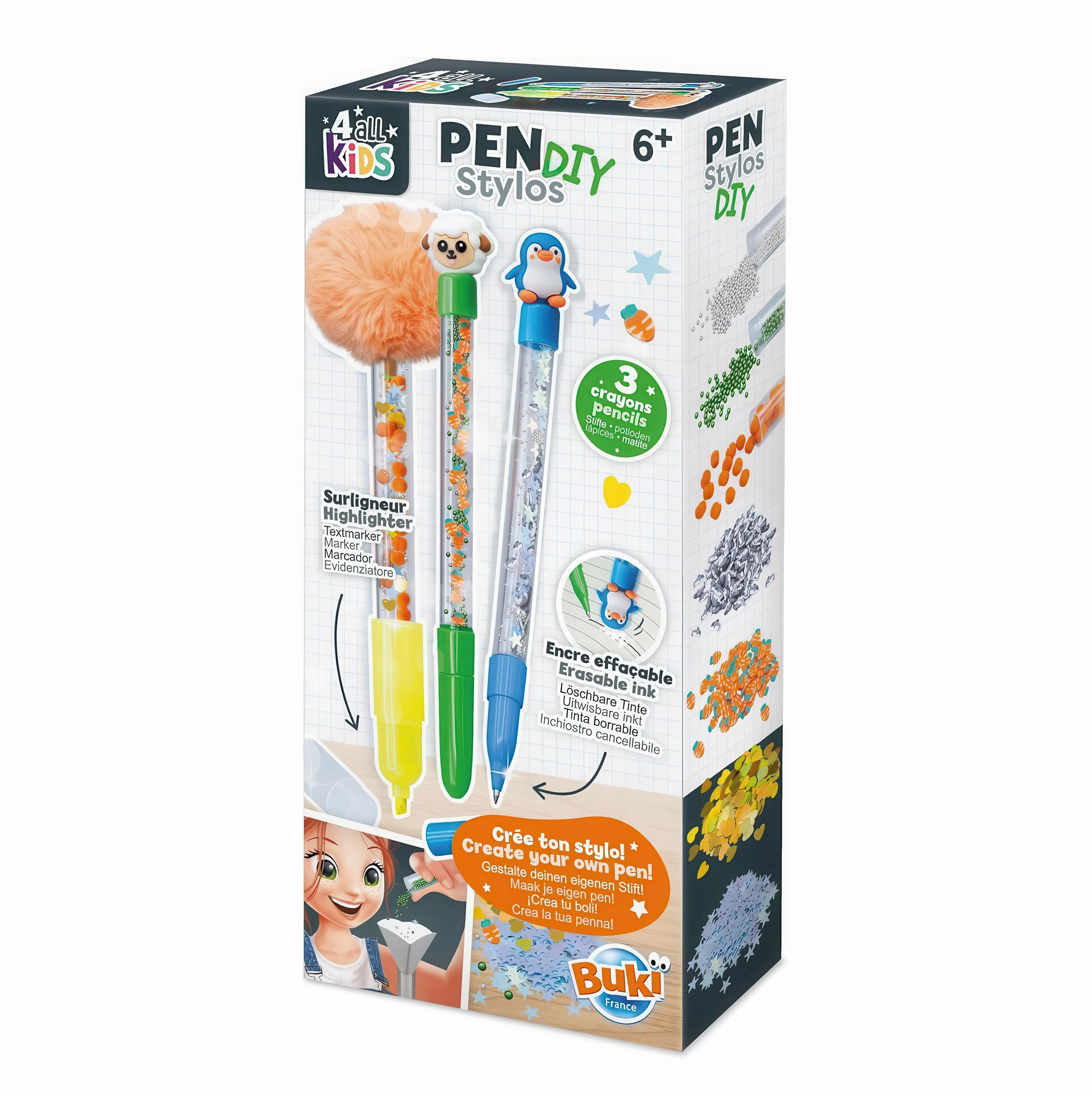 BUKI DIY Pens Set - Animals