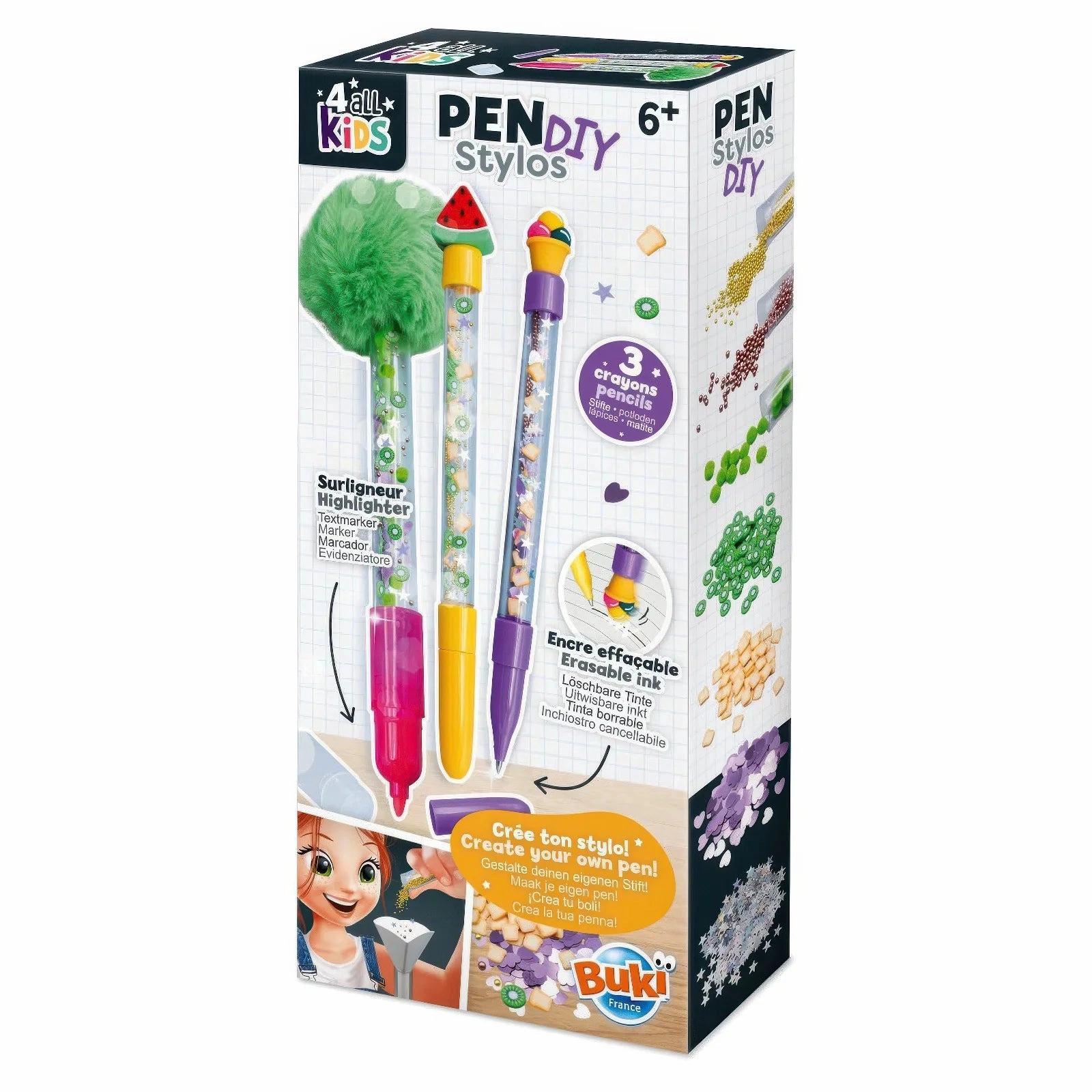 BUKI DIY Pens Set - Food
