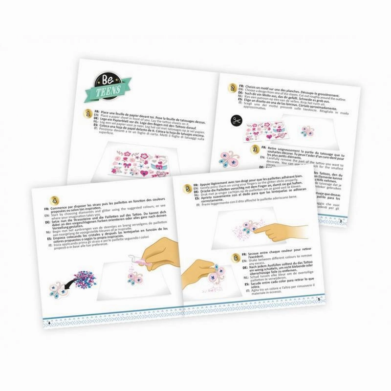 BUKI France BE205 Be Teens Glitter Tattoos