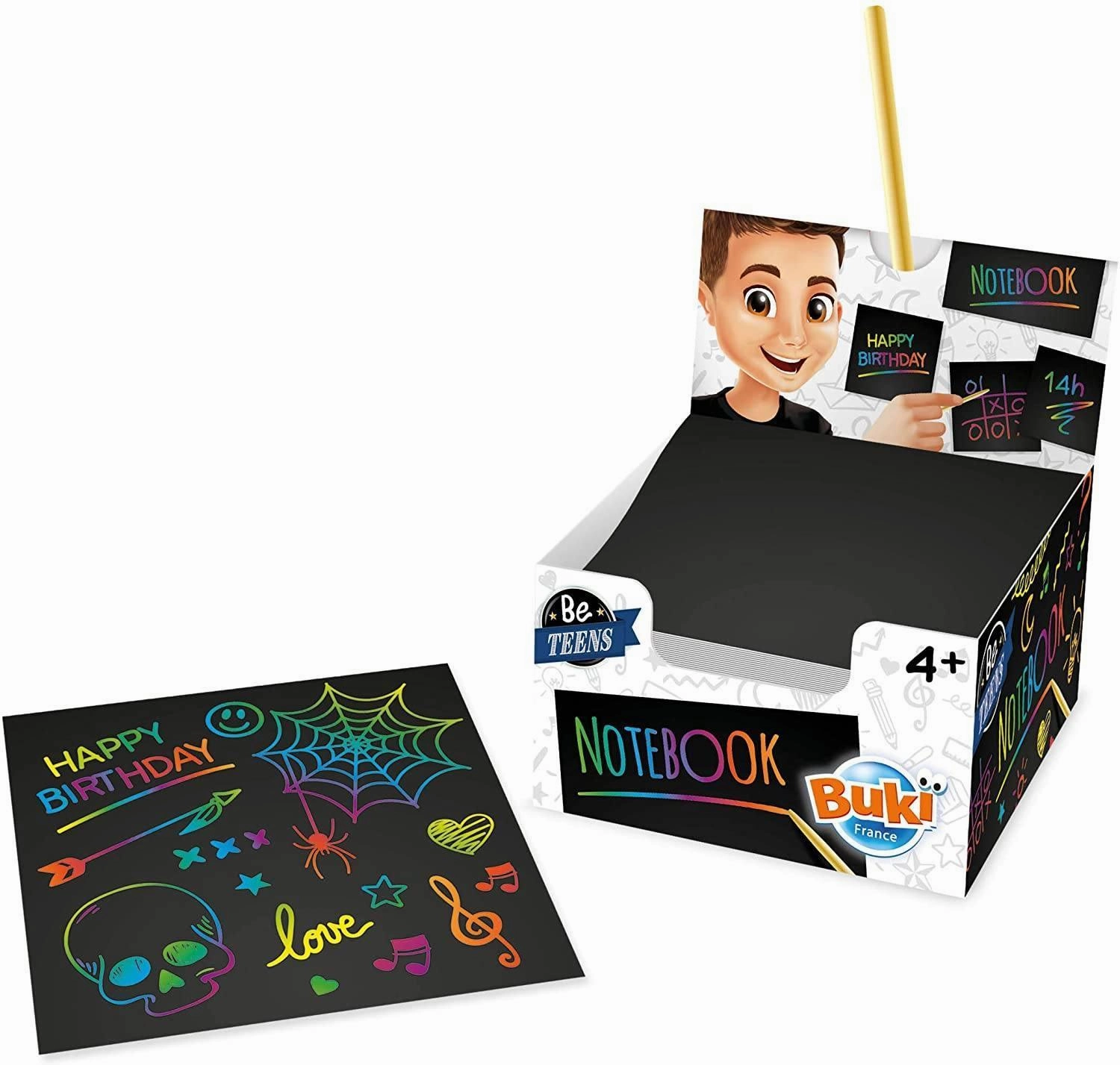 BUKI France Be Teens Scratch Notebook
