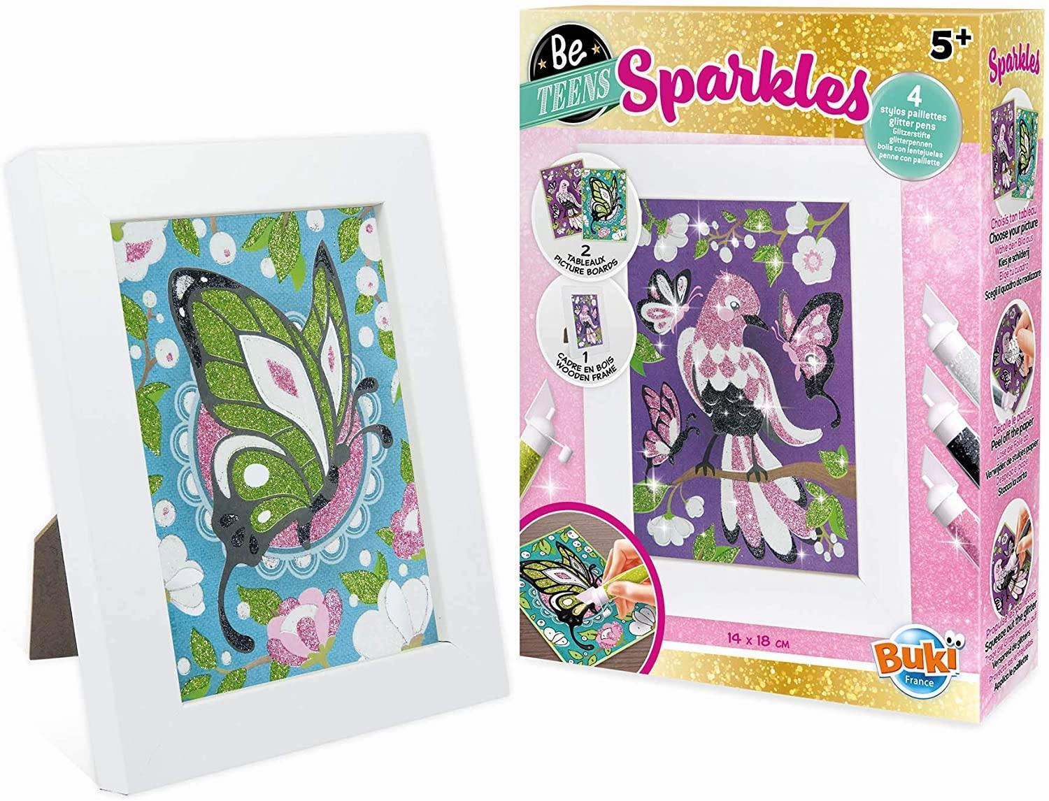 Buki France Be Teens Sparkles - Birds & Butterflies